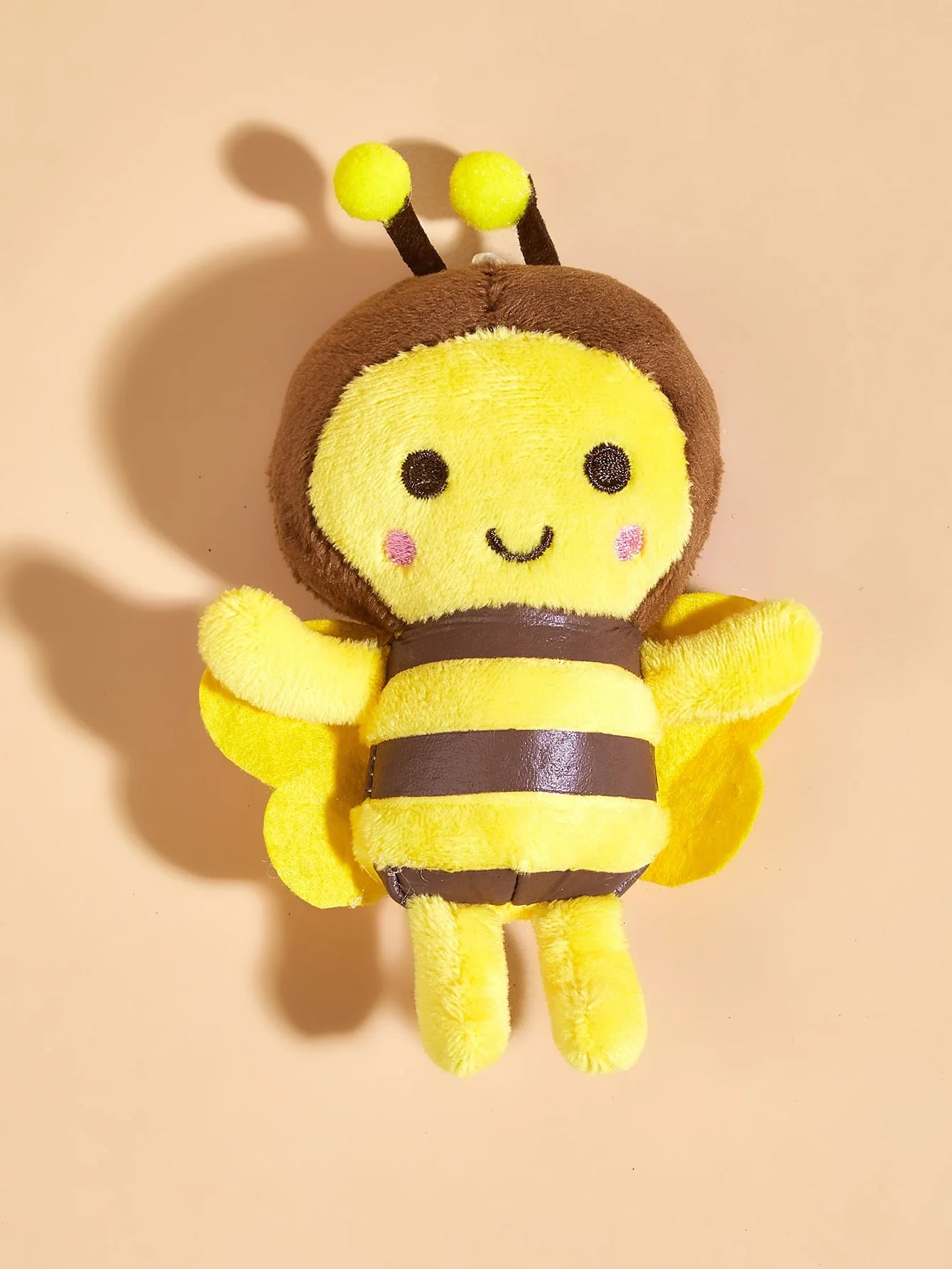 Small bee plush toy for dogs and cats to interact and play teeth cleaning pet supplies