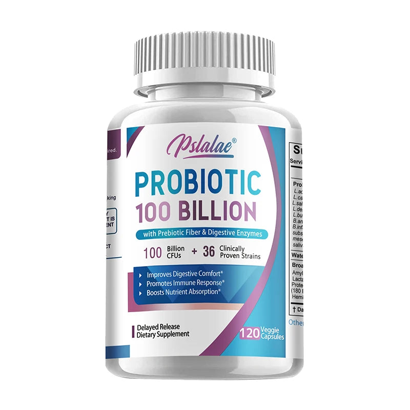 Probiotics 100 Billion - Help with Intestinal Health, Nutrient Digestion, Weight Management, Bloating Relief, Calorie Control