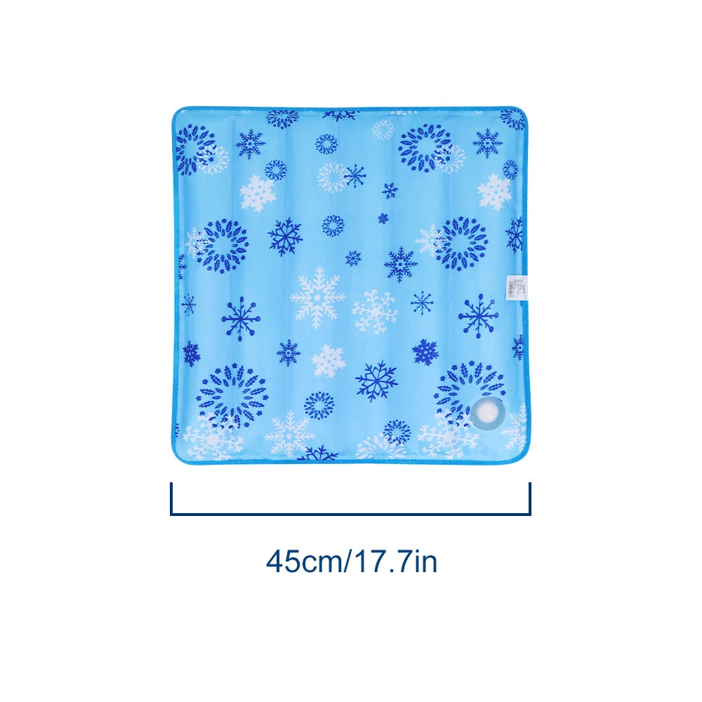 Premium Pet Cooling Mat Water-filled Ice Pad Instantly Cools Dog Portable Keep Your Pet Cool Summer for Dogs Cats Indoor Outdoor