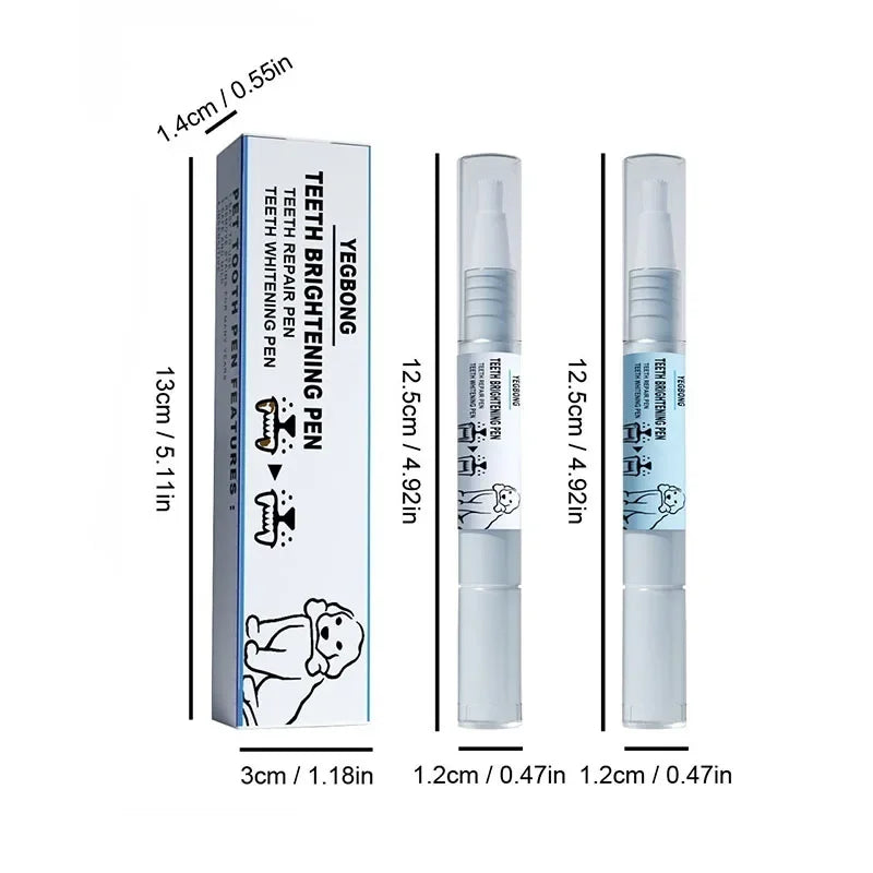 Pets Teeth Cleaning Tools Pet Beauty Toothbrush Clean Kit Tartar Remover Teeth Stones Scraper Dogs Tooth Stains Cleaning Pen