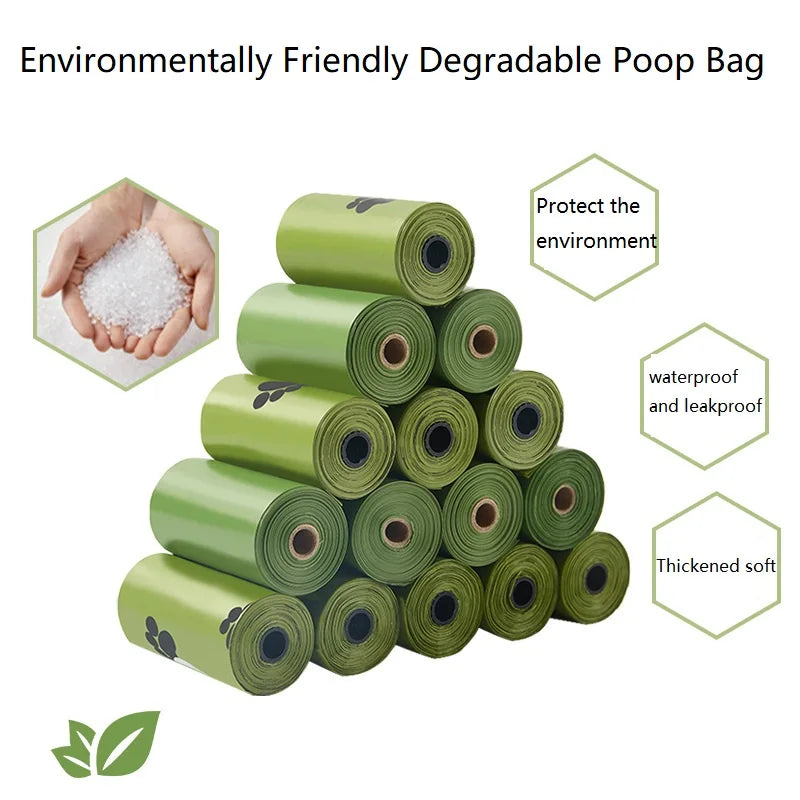 New Poop Bags for Dog Bags Pack Puppy Poop Bag Excrement Dog Poop Sachets Trash Potty Bags