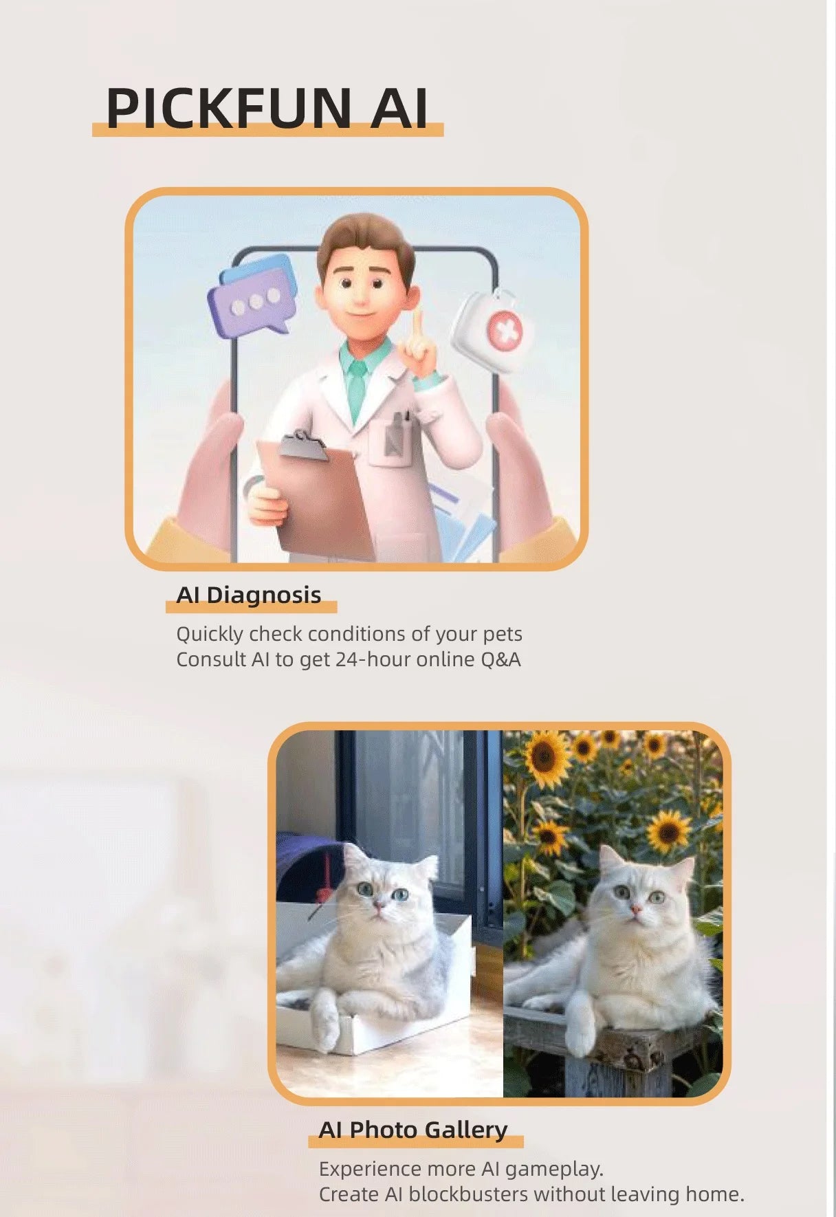 Pet Wifi Camera Night Vision Cat Dog Camera Ai Video Surveillance 350° APP Control Automatic Vlog Smart Home Indoor Dog Cats Cam