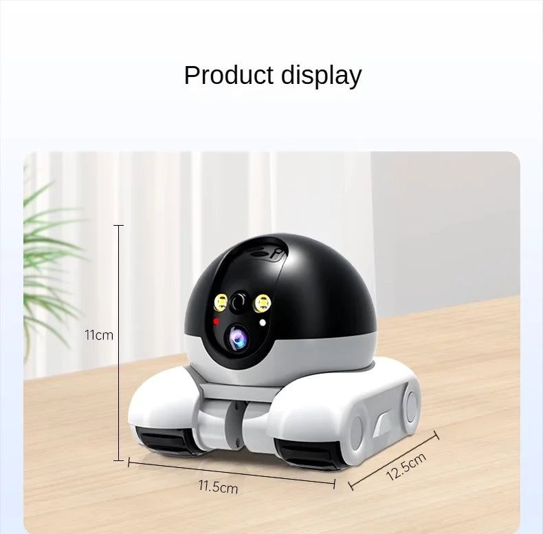 Smart Dual Lens IP Dome Robot Camera Full Color AI Humanoid Detection Two-way Audio Home Security CCTV Baby Pets Monitor New