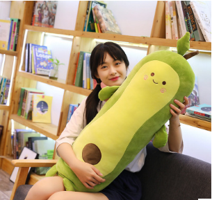 Long Avocado Soft Stuffed Plush Pillow Toy