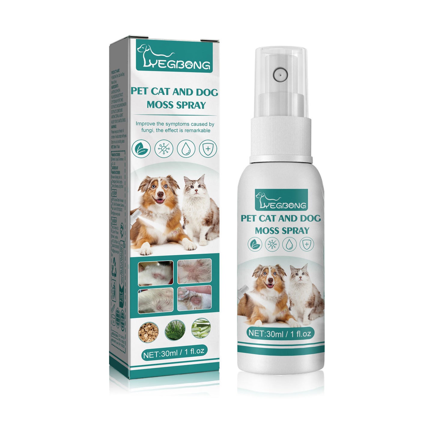 Pet Skin Moss Care Anti-itching Spray