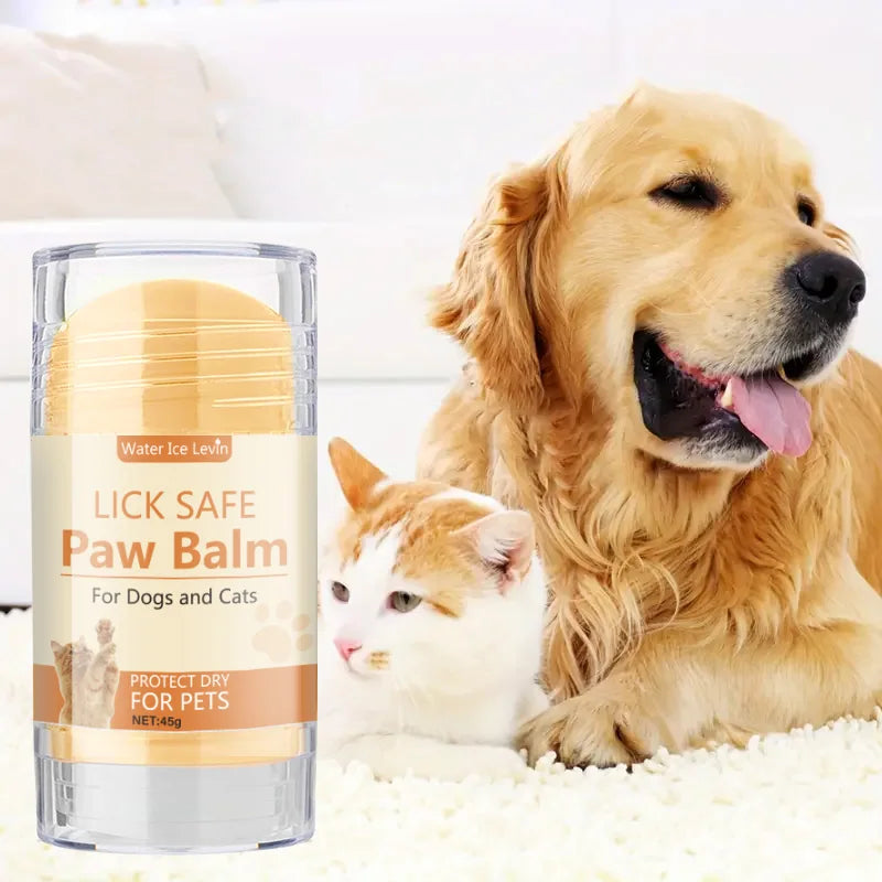 Pet Paw Cream - Honey and Anti-Badic Acid Formula - Soothes Cracked Paws, Keeps Soft and Water for Foot Pads,