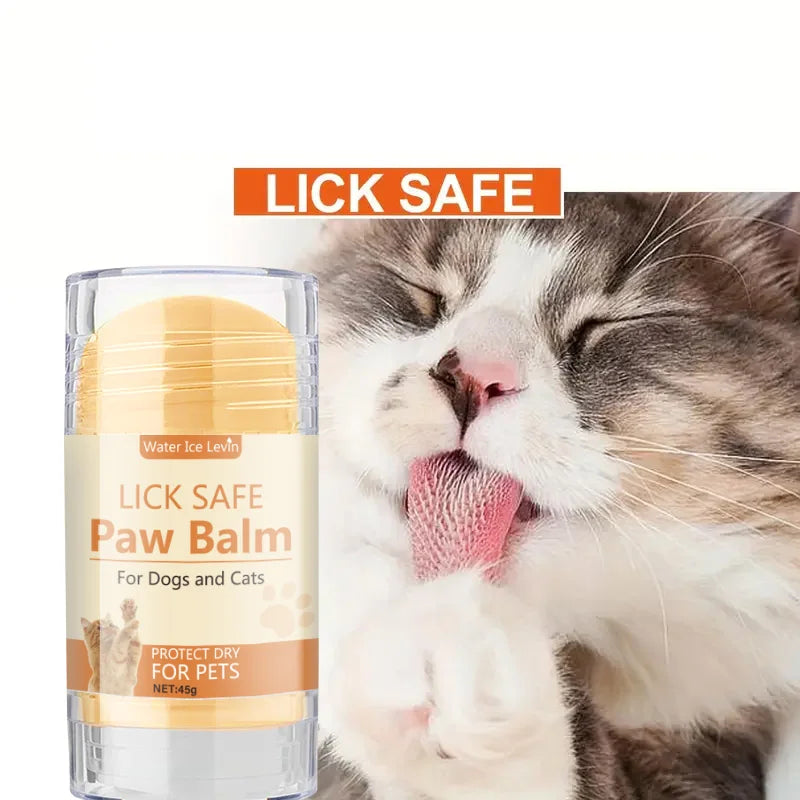 Pet Paw Cream - Honey and Anti-Badic Acid Formula - Soothes Cracked Paws, Keeps Soft and Water for Foot Pads,