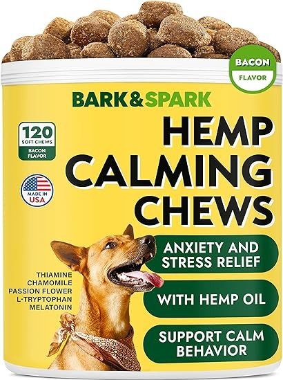 Hemp Calming Chews For Dog Anxiety Relief