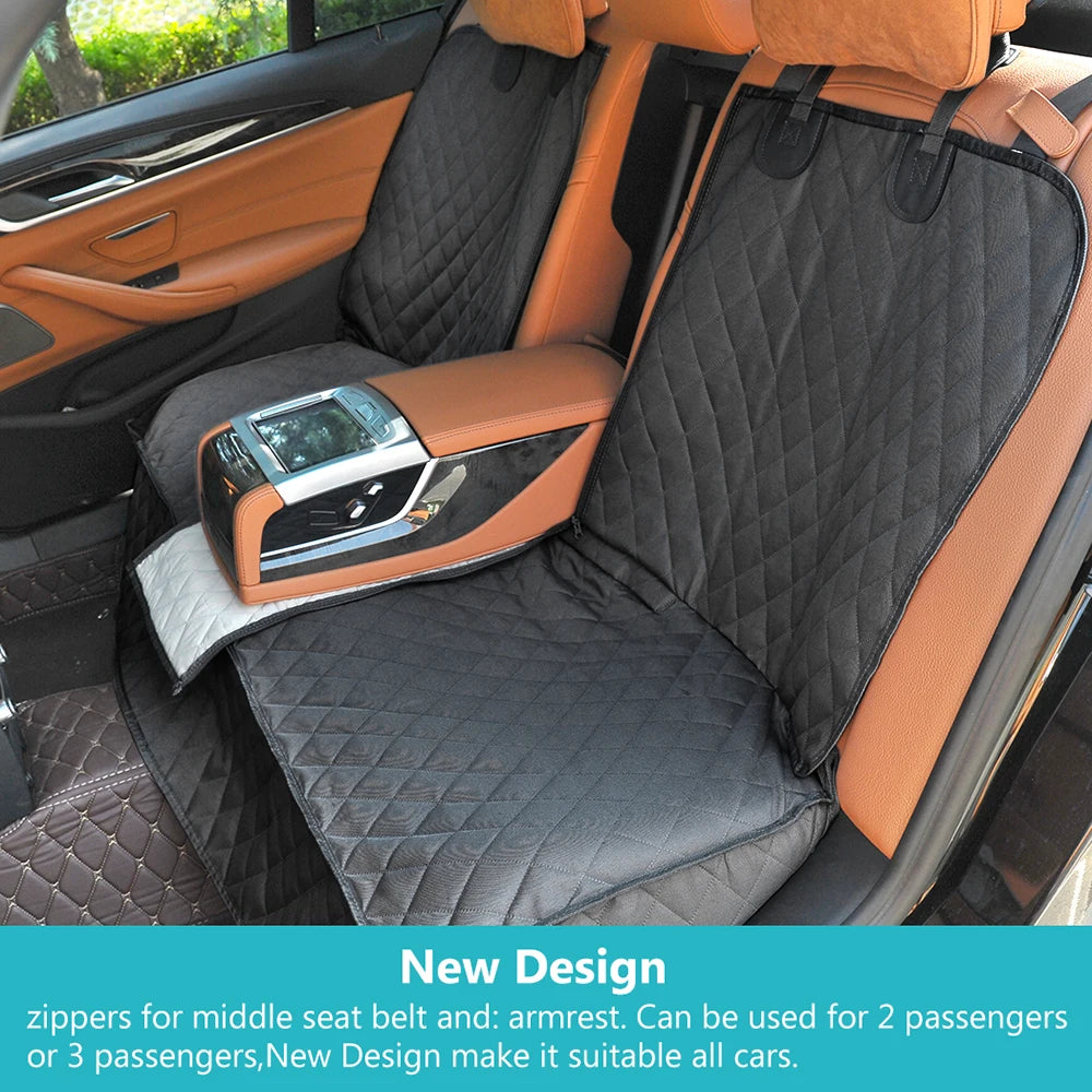 Dog Seat Cover Waterproof.  Cushion Protector With Middle Seat Armrest