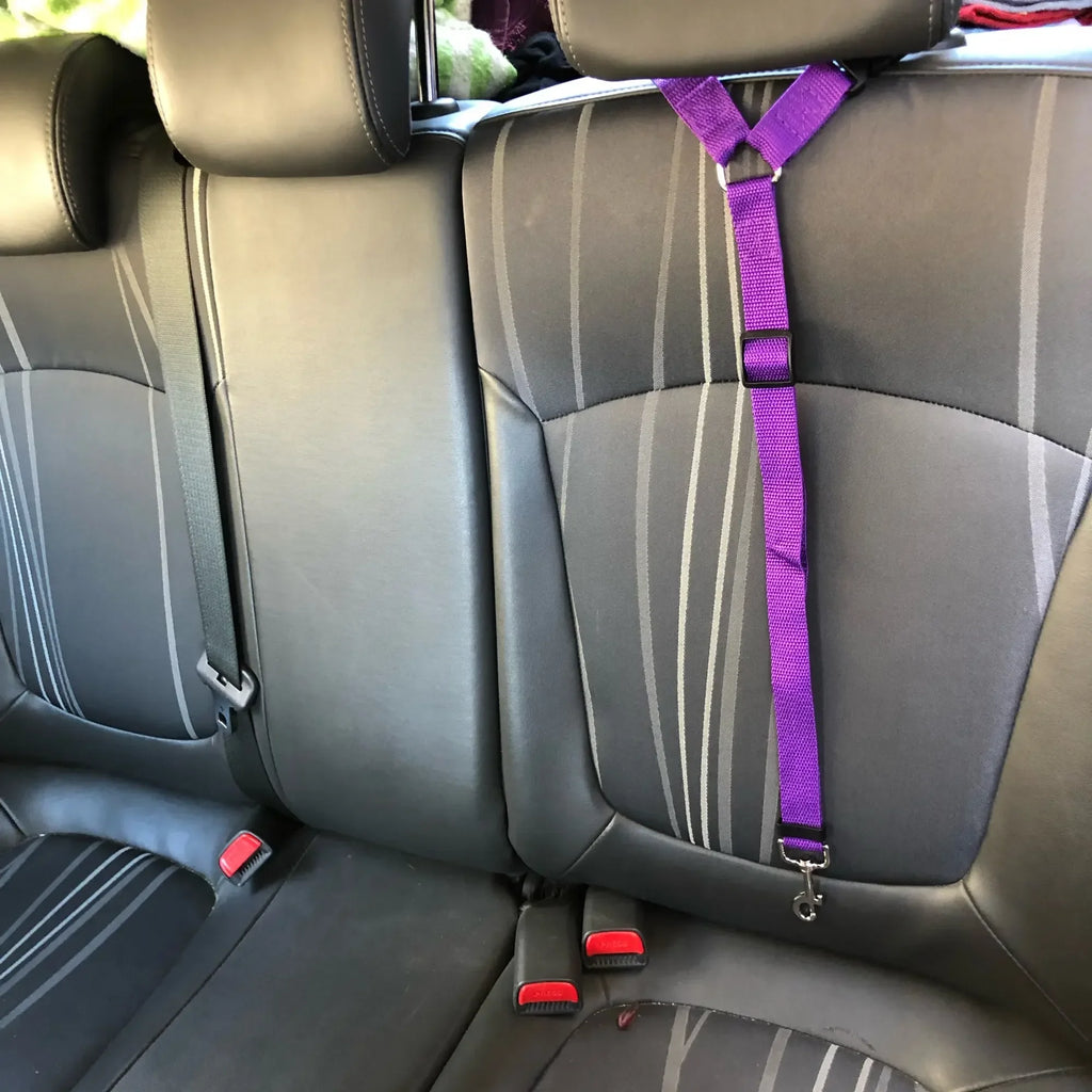 Solid Color Two In One Car Seat Belt Backseat Safety Belt.