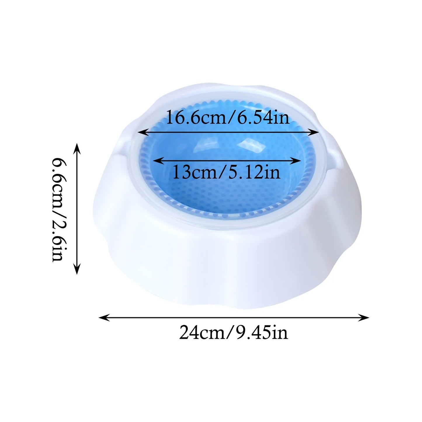 Summer Pet Cooling Bowl Heat Relief Pet Bowl, Pet Refrigeration Bowl Dog Cold Water Bowl For Home Summer Pet Drinking Bowl
