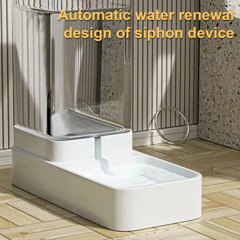 Automatic Cat Feeder Dog Automatic Feeder Transparent Automatic Cat Water Bowl Dog Cat Water Dispenser Pet Accessories