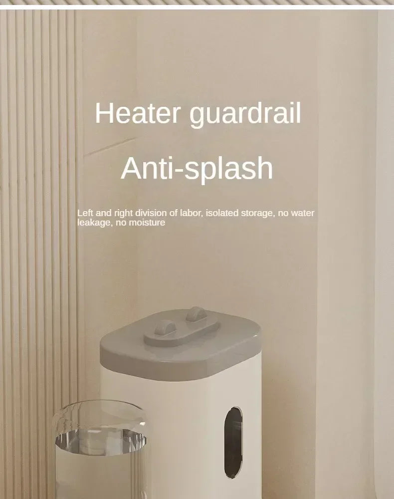 Automatic Cat Dog Feeder with Water Fountain Large Capacity Elevated Bowl Anti-Tip Design for Pets Drinker Accessories