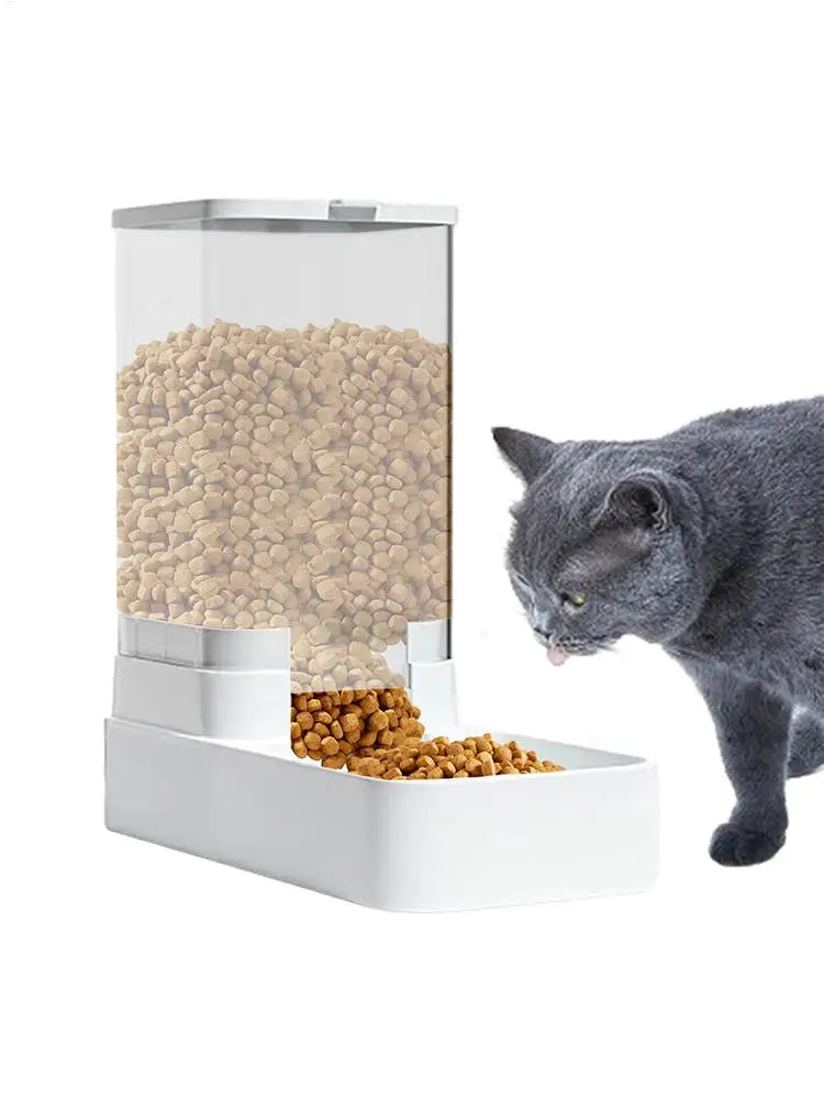 Automatic Cat Feeder Dog Automatic Feeder Transparent Automatic Cat Water Bowl Dog Cat Water Dispenser Pet Accessories