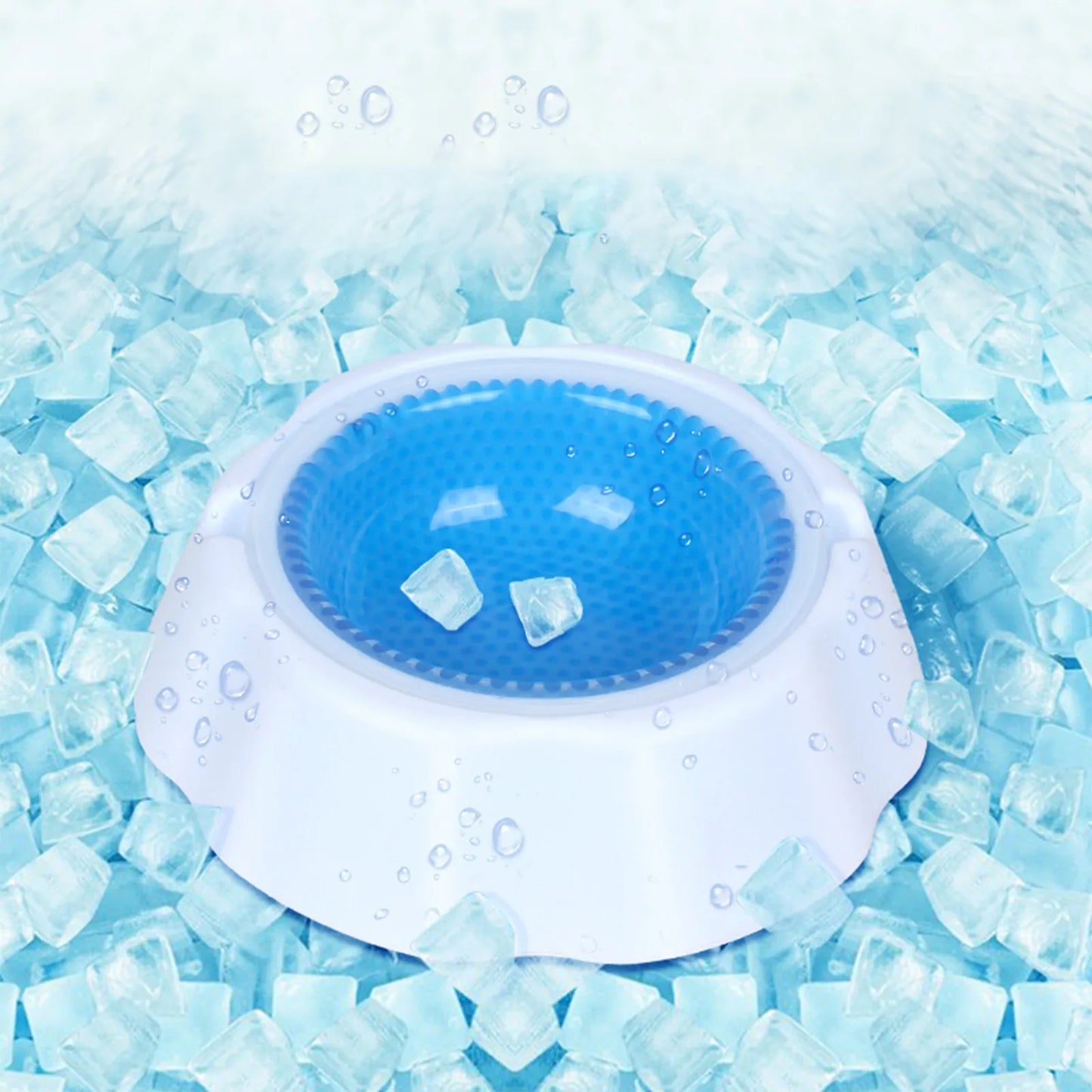 Summer Pet Cooling Bowl Heat Relief Pet Bowl, Pet Refrigeration Bowl Dog Cold Water Bowl For Home Summer Pet Drinking Bowl
