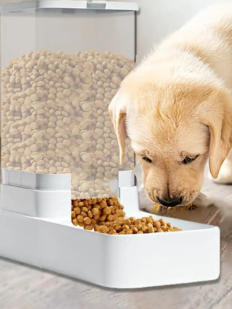 Automatic Cat Feeder Dog Automatic Feeder Transparent Automatic Cat Water Bowl Dog Cat Water Dispenser Pet Accessories