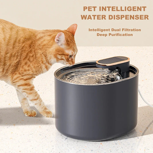 Dog/Cat Water Fountain 3L Automatic Water Dispenser with LED Light Ultra Silent Pet Drinking Water Fountain Automatic Pet Feeder