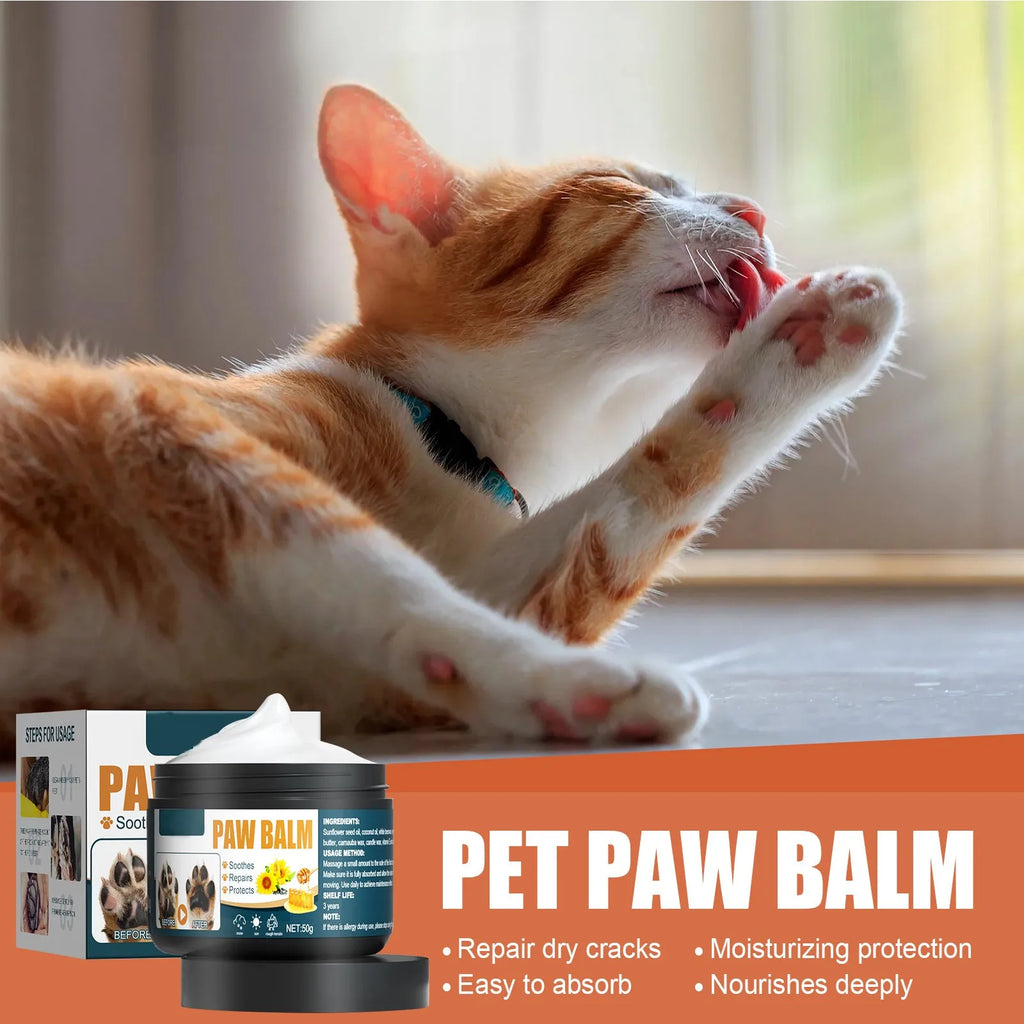 Pet Paw Balm. Repair Dry Paw Cracking Skin