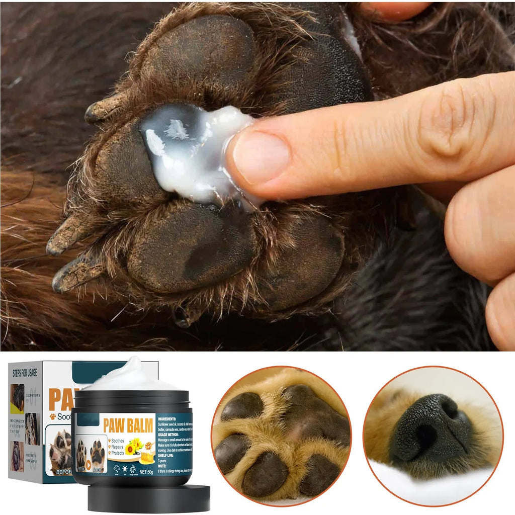 Pet Paw Balm. Repair Dry Paw Cracking Skin