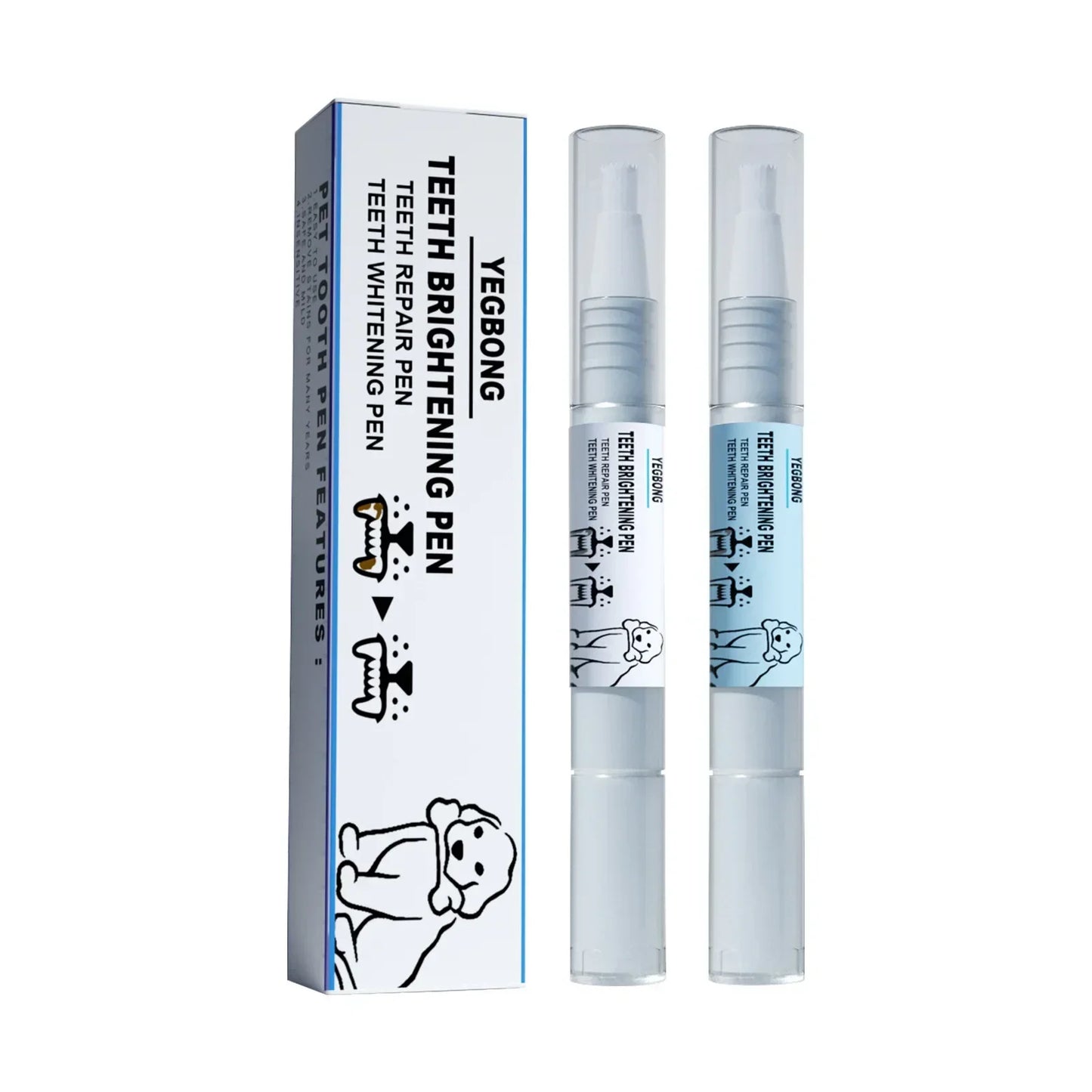 Pets Teeth Cleaning Tools Pet Beauty Toothbrush Clean Kit Tartar Remover Teeth Stones Scraper Dogs Tooth Stains Cleaning Pen