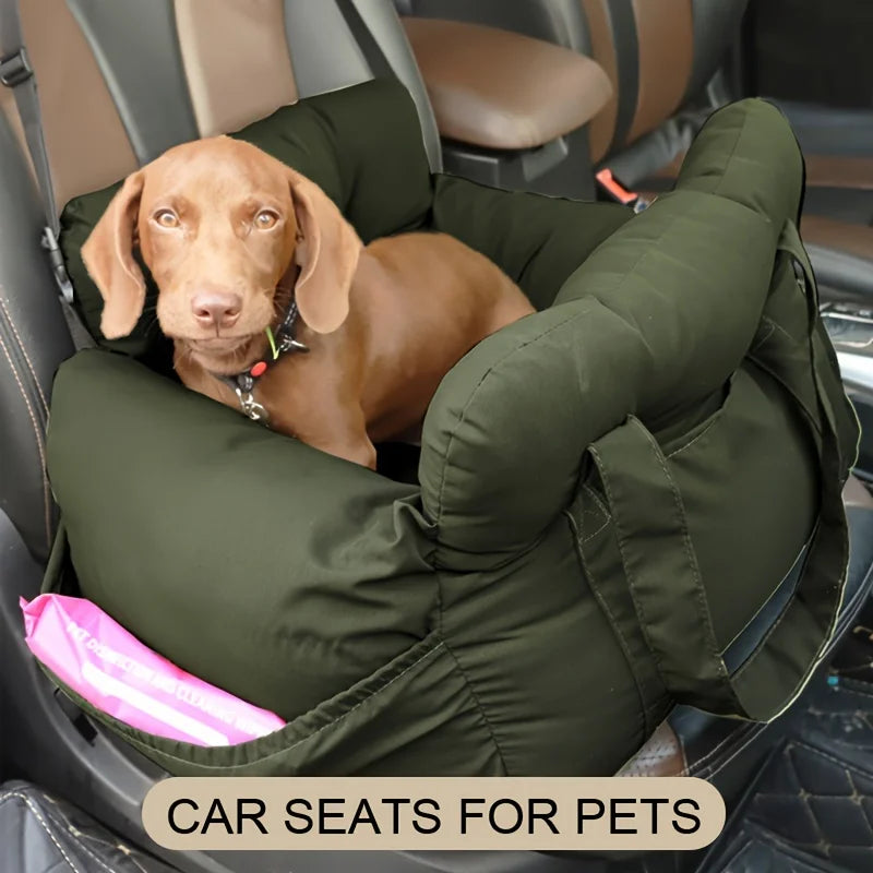Dog Car Seat With Safety Belt.