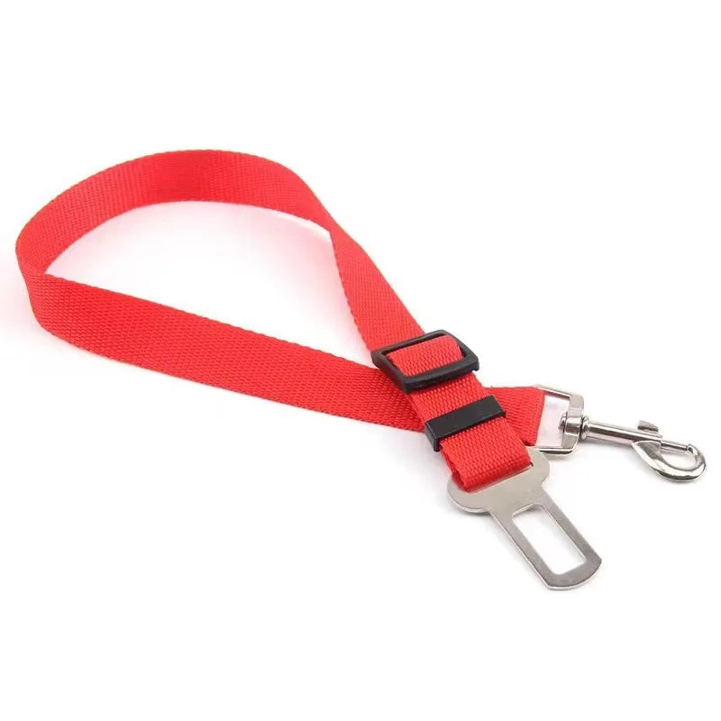 Dog & Cat Car Seat Belt Suitable for Universal Safety. Buckle And Adjustable