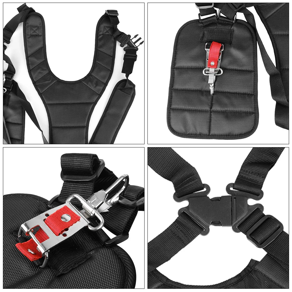 Harness Strap Belt Lawn Mower Power Pruner Double Trimmer Shoulder Adjusted Band For Brush Cutter & Trimmer Garden