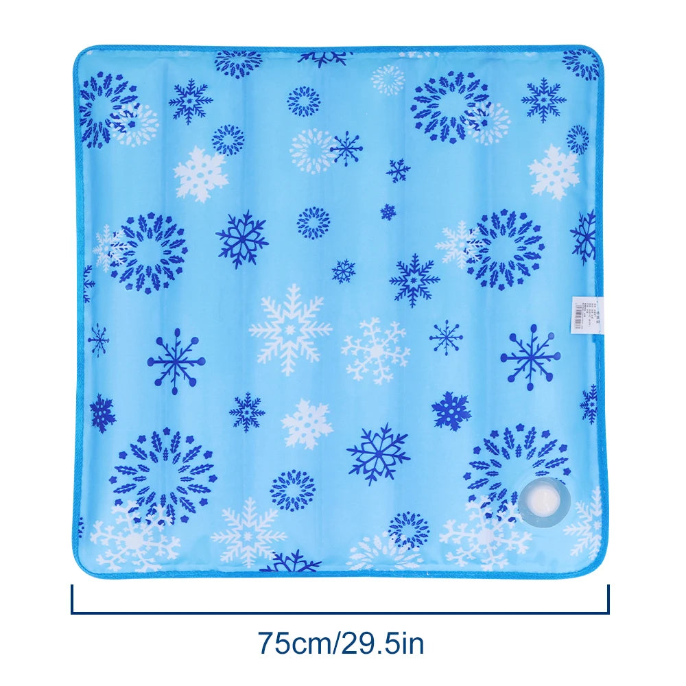 Premium Pet Cooling Mat Water-filled Ice Pad Instantly Cools Dog Portable Keep Your Pet Cool Summer for Dogs Cats Indoor Outdoor