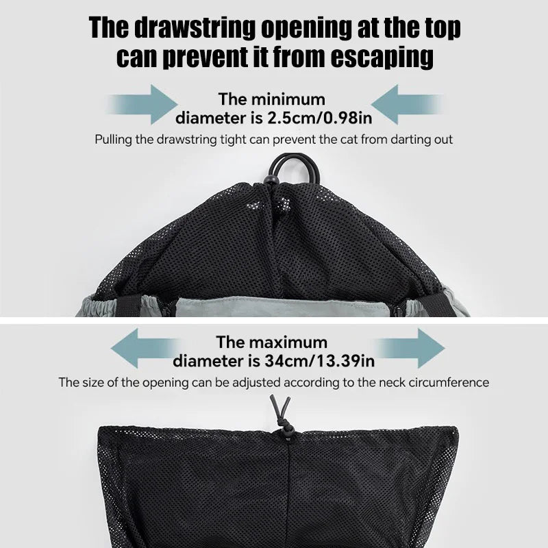 Pet Carrier Backpack for Cat Dog  Airline Approved Ventilated Breathable Front Back Travel Hiking Outdoor Bag Small Puppy Kitten
