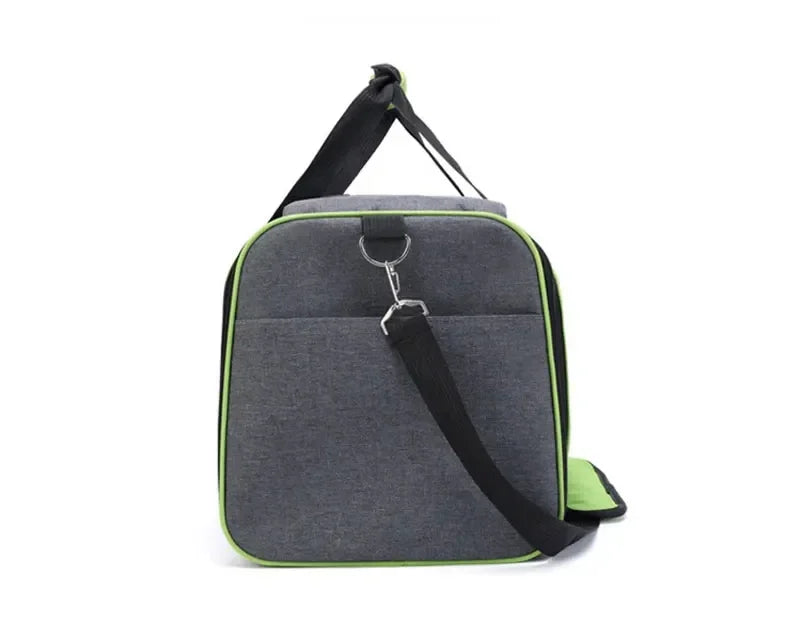 2025 New Large Capacity Carrier Cat Pet Airlines Approved Reflective Tape Cat Travel Bag Expandable Foldable Soft Dog Carrier