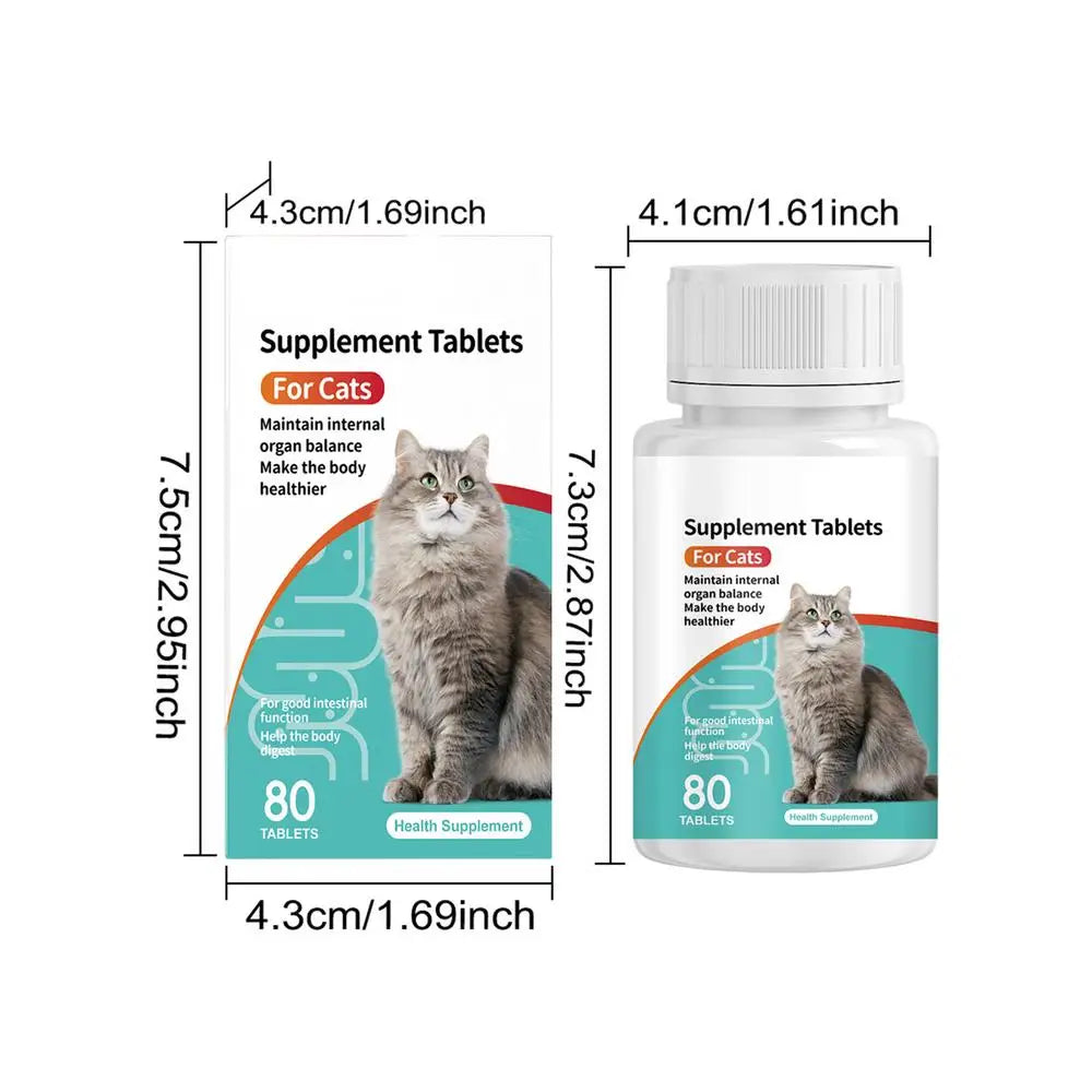 Pet Probiotic For Cats Digestive Health Supplement Probiotic Tablets Kitten Probiotic Supplement Tablets Cat Digestive Support
