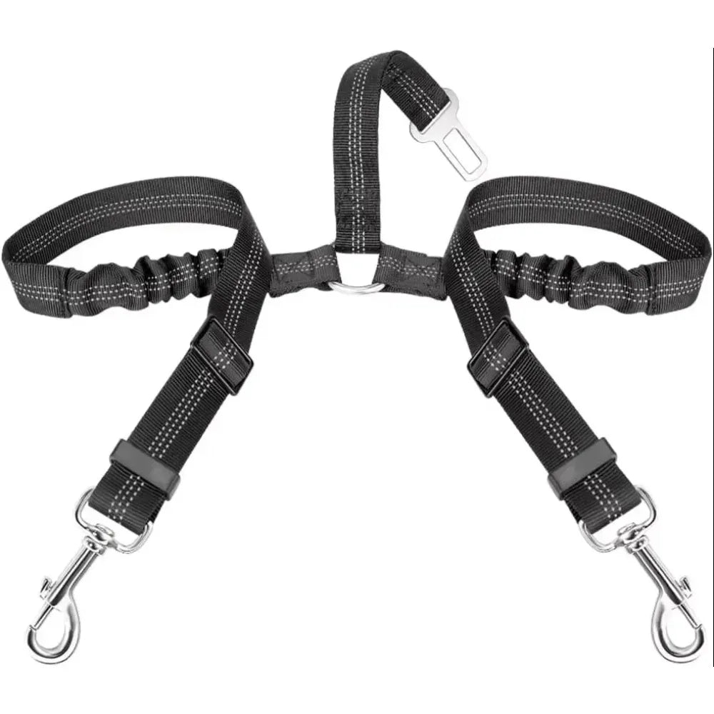 2025 Dog Leash -Double Heavy Duty Traction Rope for Strong Dogs