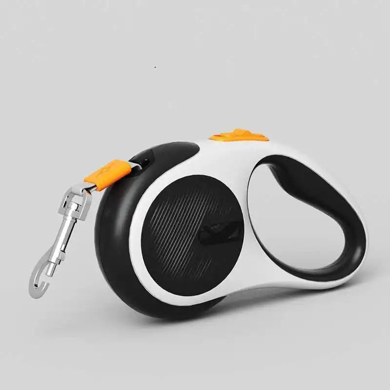 Retractable Dog Leash. Reflective Nylon Tape, Tangle Free, Anti-Slip Handle with One Button Control