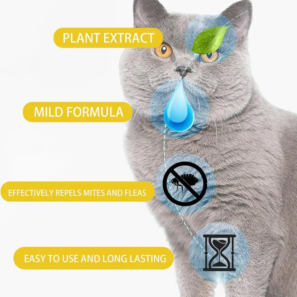 Dogs for Cat Flea and Tick Treatment for Small Medium Large Dogs Cats Topical Flea Treatments Pets Cleaning Care Supplie