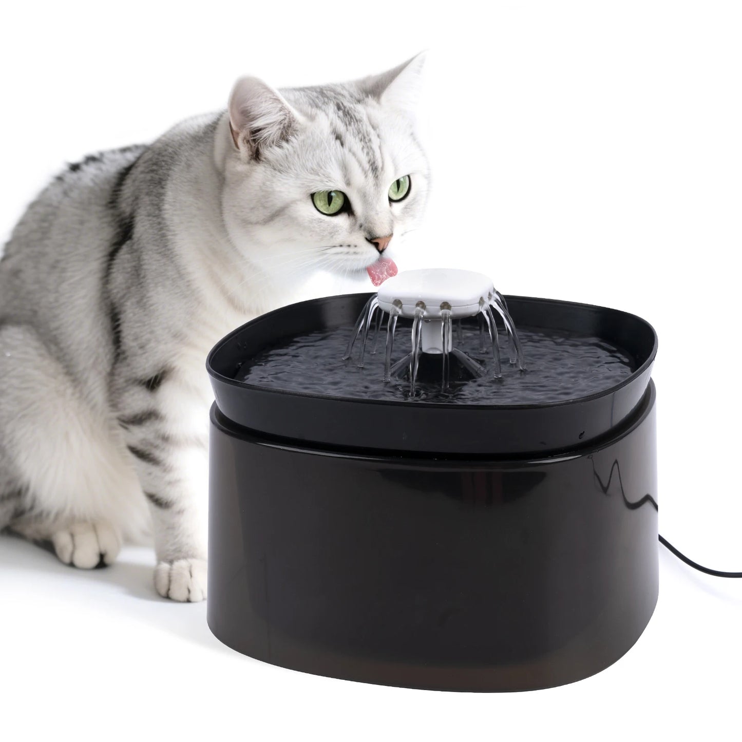 Pet Water Dispenser Low Decibel Cat Dog Automatic Water Dispenser with NozzleElectric Recirculate Filtring Drinker Pet Supplies