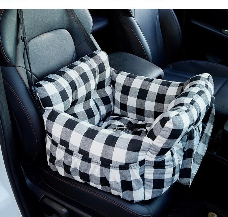 Dog Car Seat With Safety Belt.