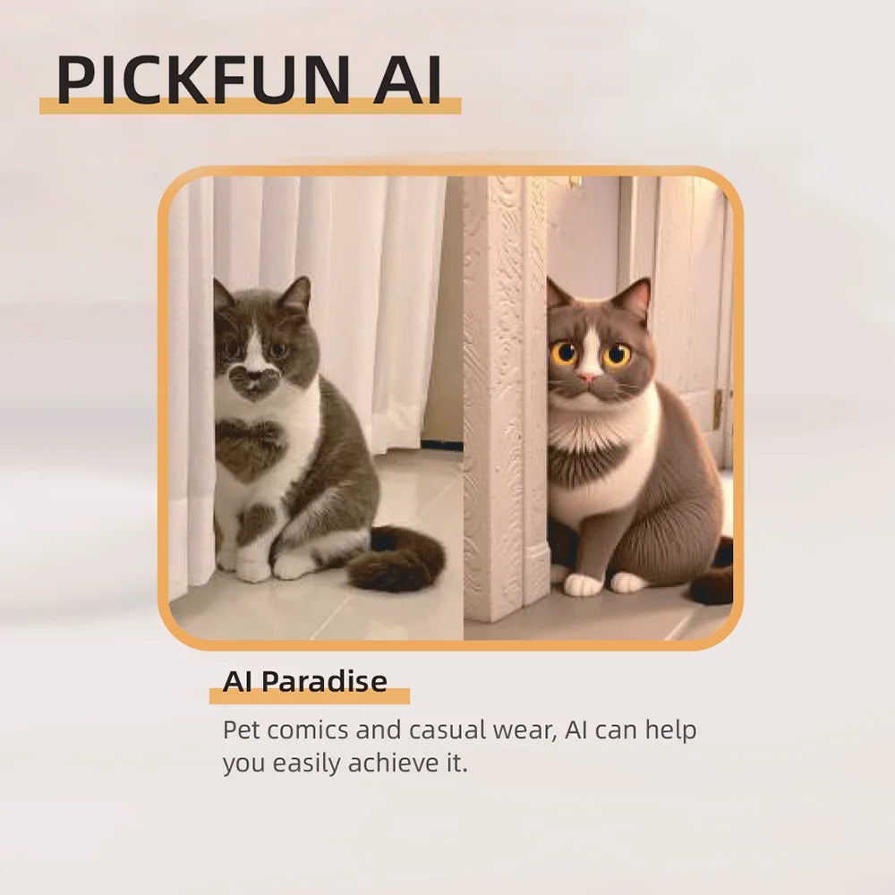 Pet Wifi Camera Night Vision Cat Dog Camera Ai Video Surveillance 350° APP Control Automatic Vlog Smart Home Indoor Dog Cats Cam