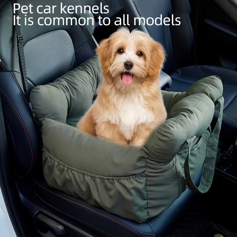 Dog Car Seat With Safety Belt.