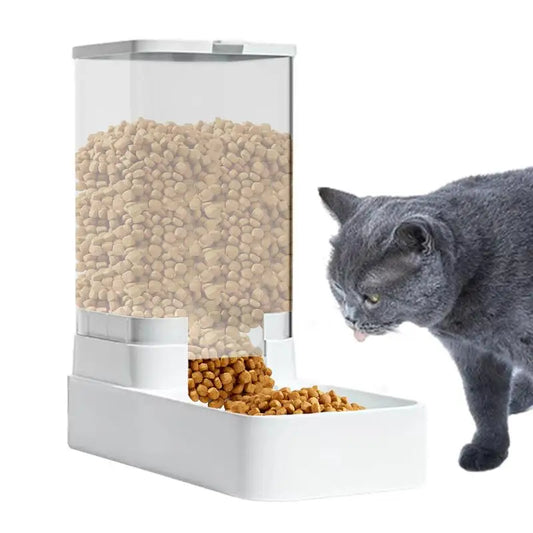 Automatic Cat Feeder Dog Automatic Feeder Transparent Automatic Cat Water Bowl Dog Cat Water Dispenser Pet Accessories