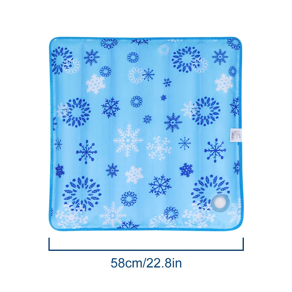 Premium Pet Cooling Mat Water-filled Ice Pad Instantly Cools Dog Portable Keep Your Pet Cool Summer for Dogs Cats Indoor Outdoor