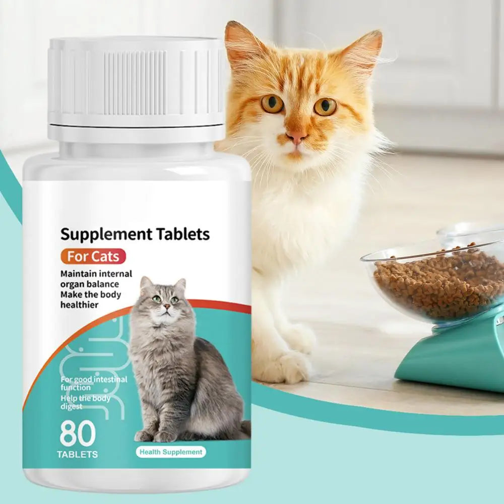 Pet Probiotic For Cats Digestive Health Supplement Probiotic Tablets Kitten Probiotic Supplement Tablets Cat Digestive Support