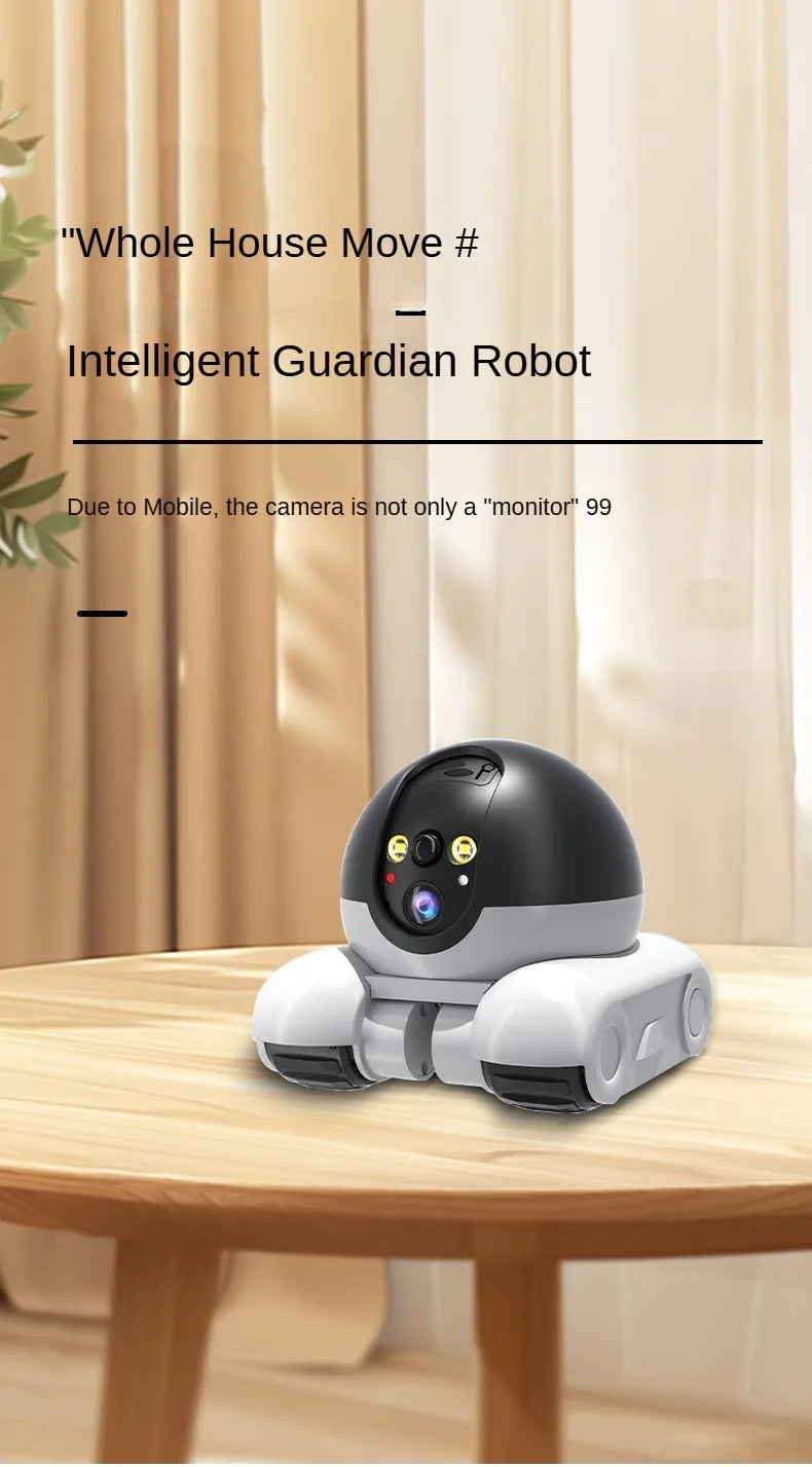 Smart Dual Lens IP Dome Robot Camera Full Color AI Humanoid Detection Two-way Audio Home Security CCTV Baby Pets Monitor New