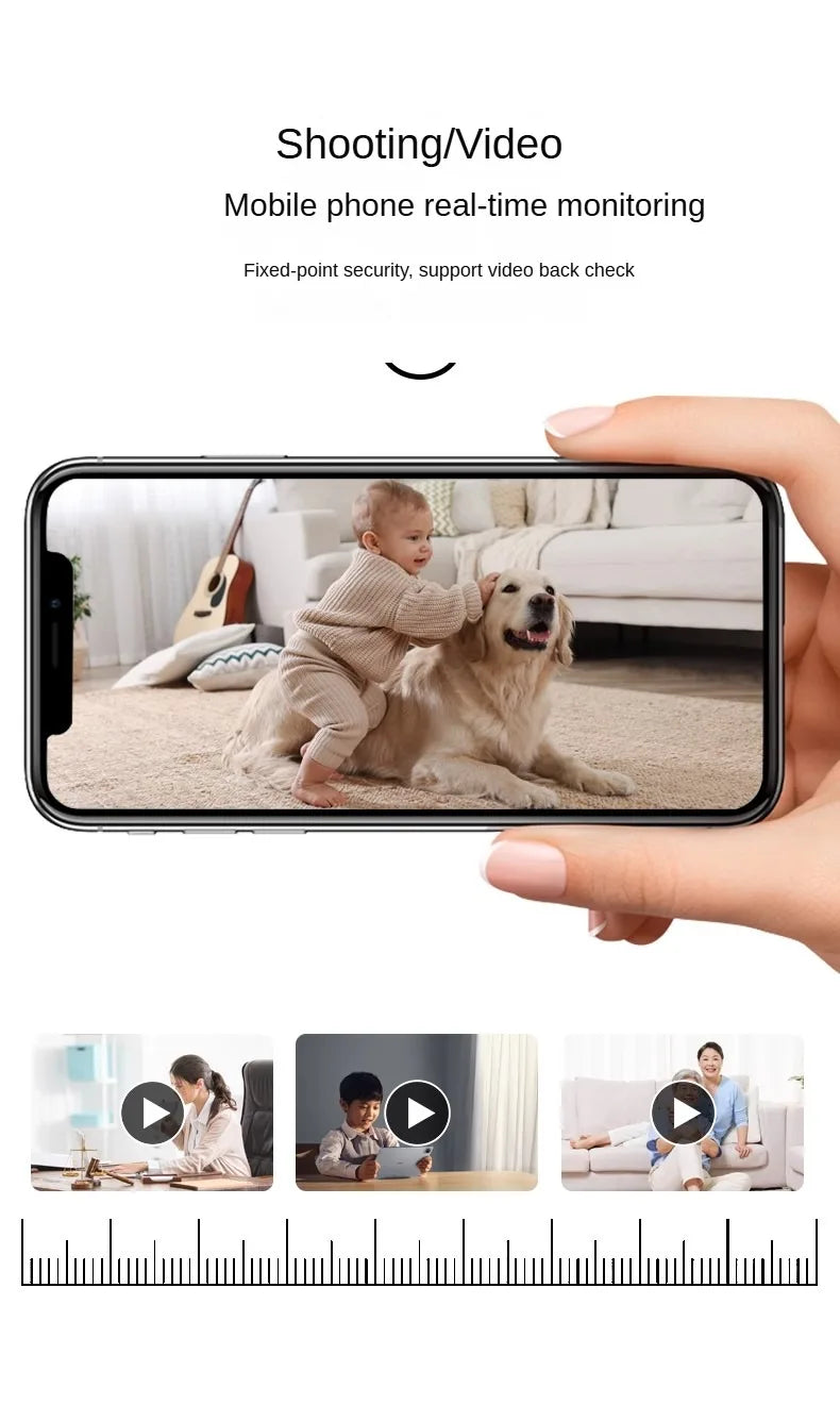 Smart Dual Lens IP Dome Robot Camera Full Color AI Humanoid Detection Two-way Audio Home Security CCTV Baby Pets Monitor New