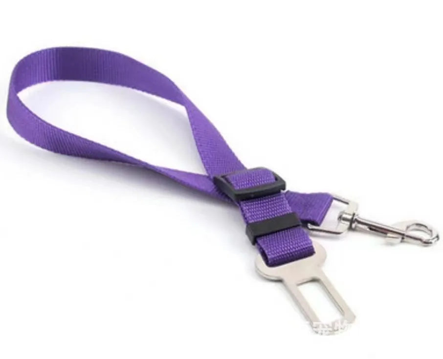Dog & Cat Car Seat Belt Suitable for Universal Safety. Buckle And Adjustable