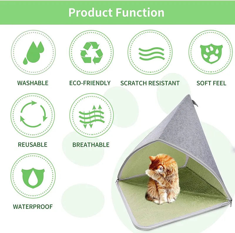 Cat mat can be disassembled and washed dog kennel semi-closed DIY cat kennel dog mat Pet mat dog bed pet supplies