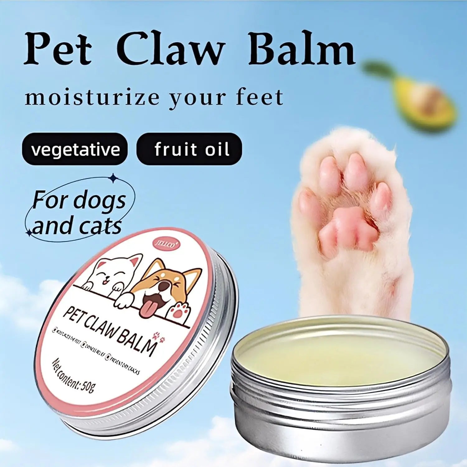 Pet Foot Moisturizing Cream Paw Balm for Cat & Dog