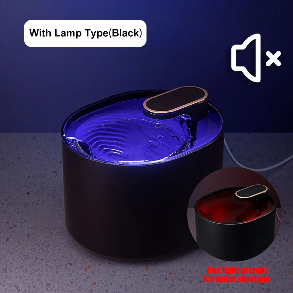 Dog/Cat Water Fountain 3L Automatic Water Dispenser with LED Light Ultra Silent Pet Drinking Water Fountain Automatic Pet Feeder