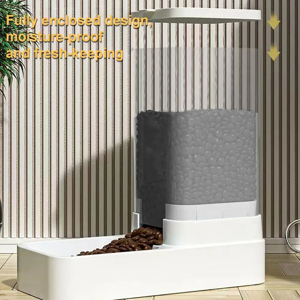 Automatic Cat Feeder Dog Automatic Feeder Transparent Automatic Cat Water Bowl Dog Cat Water Dispenser Pet Accessories