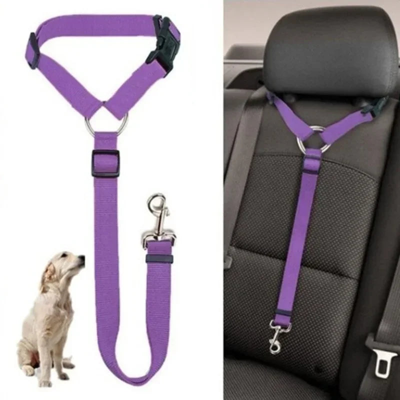 Solid Color Two In One Car Seat Belt Backseat Safety Belt.