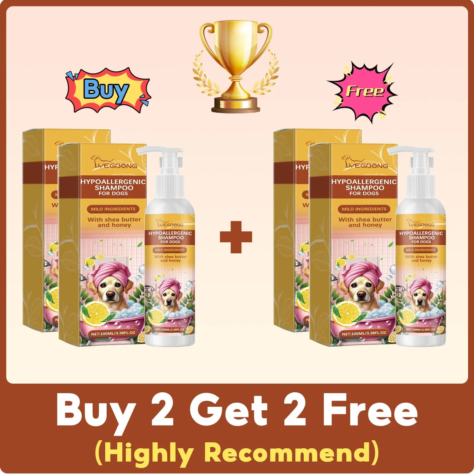 Dogs & Cats Shampoo Fragrance Bath Wash Hair Softening Itchy Skin Relief. Removes Mites & Dirts. Natural Moisturizing Pet Shower Gel